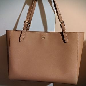 Tory Burch camel tote